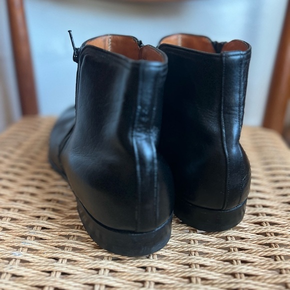 Hitchcock Men’s Leather Ankle Boots Size 11.5 EEEE (4E) England Black Zip Boots main image 8